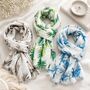 Botanical Print Scarf, thumbnail 1 of 6
