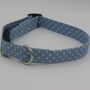 Light Blue Polkadot Dog Collar, thumbnail 5 of 12