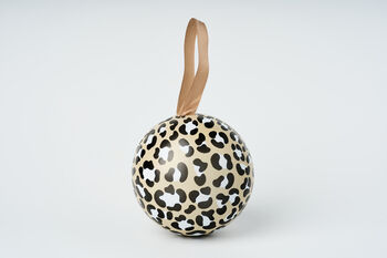 Trio Of Baubles In Swedish Design Filled With A Choice Of Swedish Chocolates, Swedish Candy Or Chocolate Truffles, Glögg + Carola + Kalle, 5 of 9