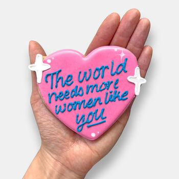 More Women Like You Heart Letterbox Iced Cookie, 2 of 10