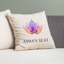 Personalised Colourful Lotus Cushion Cover, thumbnail 2 of 3