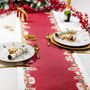 Christmas Table Place Mats Red Gingerbread Four Pack, thumbnail 4 of 4