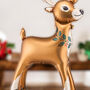 Festive Standing Reindeer Foil Balloon Decoration, thumbnail 3 of 5