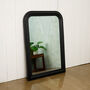 Black Wood Framed Beaded Mirror, thumbnail 2 of 5