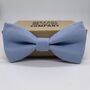 Irish Linen Bow Tie In Light Blue, thumbnail 1 of 2