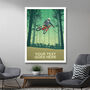 Personalised Mountain Bike Trail Jump Poster, thumbnail 3 of 6