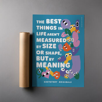 Shapes And Sizes Matte Art Print, 3 of 6