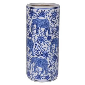 Blue Elephants Ceramic Umbrella Stand, 2 of 6