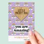 You Are Amazing, Little Pocket Hug Keepsake Token, thumbnail 1 of 9
