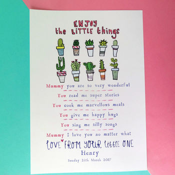 Personalised ‘The Little Things' Story Print, 5 of 9