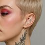 Heartbeat 18kt Gold Plated Silver Ear Cuff Earring, thumbnail 6 of 7