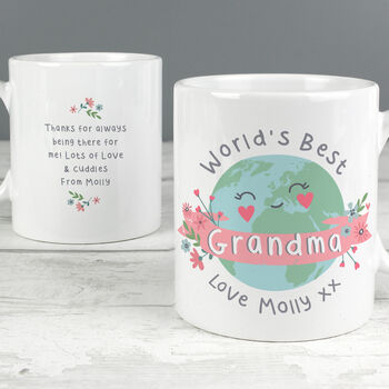 Personalised Worlds Best Mug For Mum Or Nana, 3 of 3