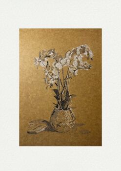Shaded Flower Pointillism Diy Art Kit Set Of Two, 5 of 6