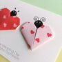 Personalised Love Bug Origami Happy Wedding Day Card, thumbnail 3 of 4