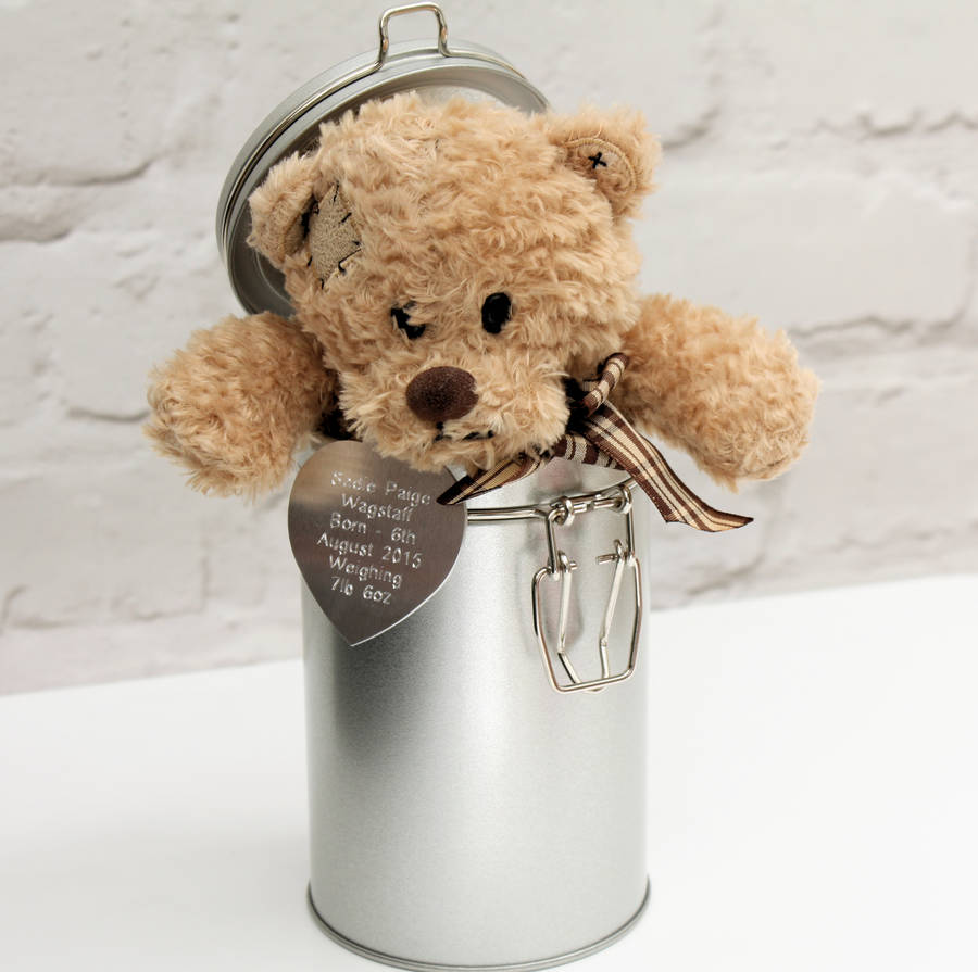 Pocket Bear Tin Tiny Pocket Teddy Bear In A Tin Box Soft Stuffed Bear Doll Toys For Boys Girls Christmas Party Favors Birthday