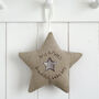 Personalised Embroidered Hanging Star Gift For Any Occasion, thumbnail 5 of 12