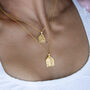 God Of Success Gold Plated Necklace, thumbnail 4 of 6