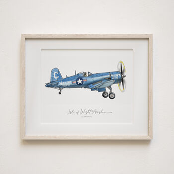 Personalised Plane Portrait, Father's Day Gift For Dad, 12 of 12