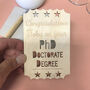 Personalised Ph D Degree Card, thumbnail 8 of 9