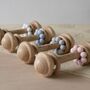 Round Wooden Baby Rattle, thumbnail 2 of 6