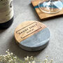 Personalised Marble And Wooden Coaster, thumbnail 5 of 12