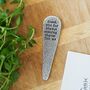 'Thank You For Always Making Thyme' Plant Marker, thumbnail 2 of 5