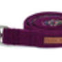 Purple Harris Tweed Dog Collar, thumbnail 2 of 3