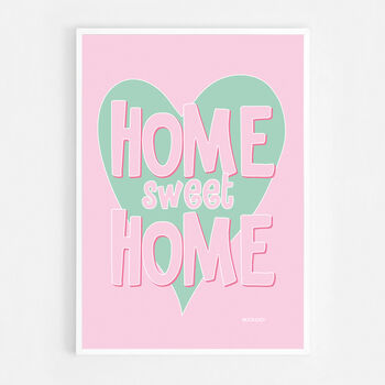 Home Sweet Home Print Three Colour Options, 8 of 12