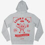 Lucky Day Fortune Cookies Unisex Grey Hoodie, thumbnail 2 of 2