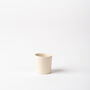 Handmade Creamy White Ceramic Shot 'Glass', thumbnail 1 of 6
