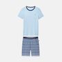 Men's 'Skyline' Bamboo Short Pyjama Set, thumbnail 2 of 4