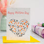 Mothers Day Plantable Seed Paper Flower Heart Card, thumbnail 1 of 5