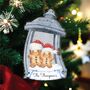Personalised Christmas Gingerbread Lantern Hanging Decoration, thumbnail 4 of 11