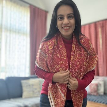 Scarf, Summer Cotton Lighweight Jaipur Block Printed, 3 of 12