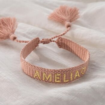 Swiftie Personalised Woven Friendship Bracelet, 4 of 12