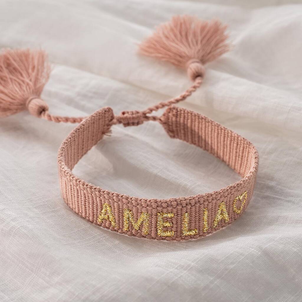Swiftie Personalised Woven Friendship Bracelet By Bloom Boutique - Main Image
