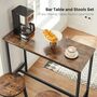Bar Table Set With Stools Dining Set, thumbnail 4 of 5