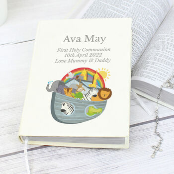 Personalised Noahs Ark Holy Bible, 2 of 7