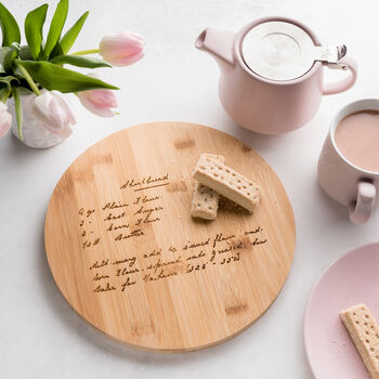 Personalised Mother's Day Handwriting Recipe Board, 2 of 11