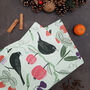 Fruits And Birds Cotton Tea Towel, thumbnail 7 of 7