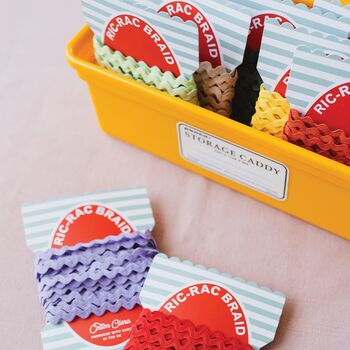 Four X Metres Of Ric Rac Trimming On Colourful Bobbin, 2 of 12