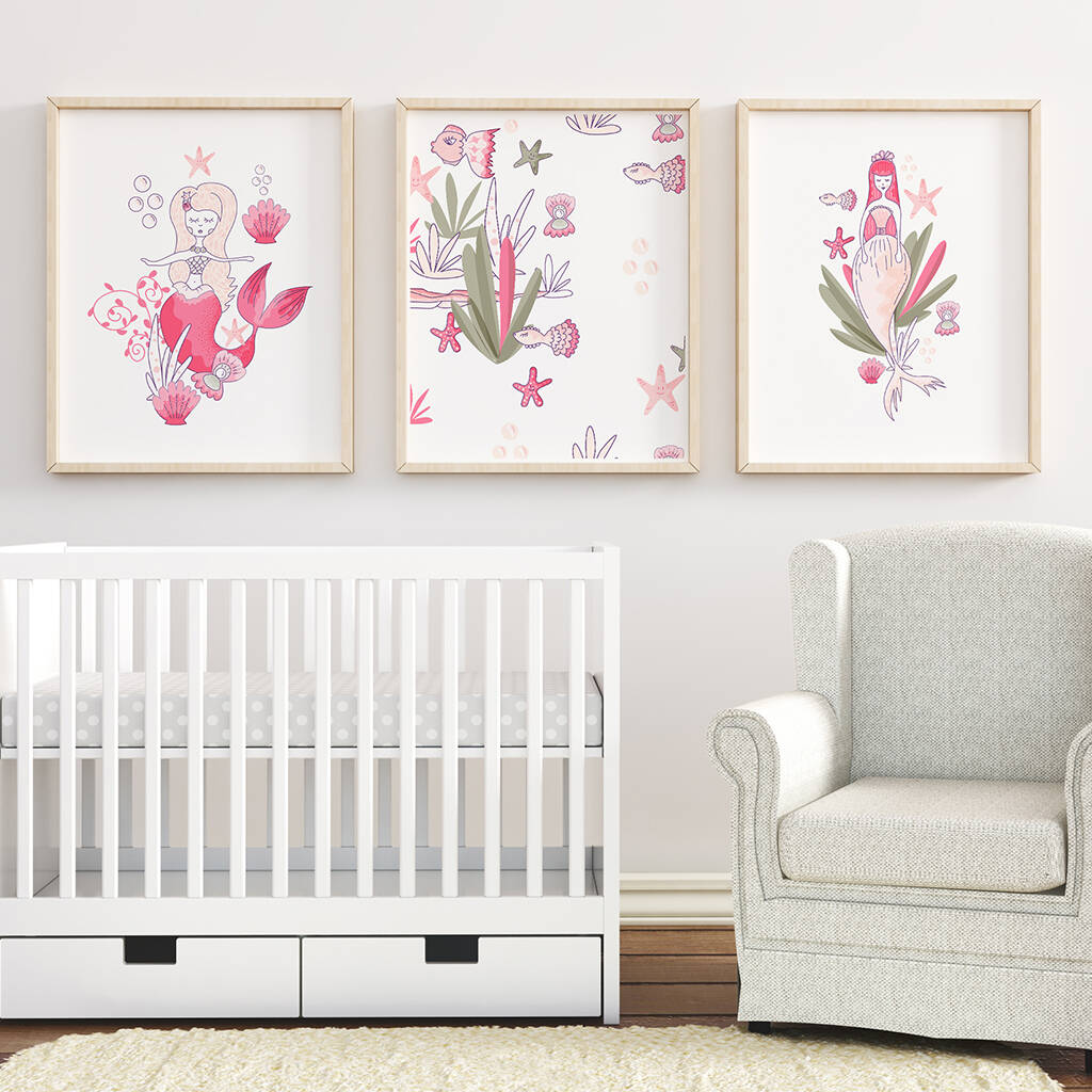 nursery print set