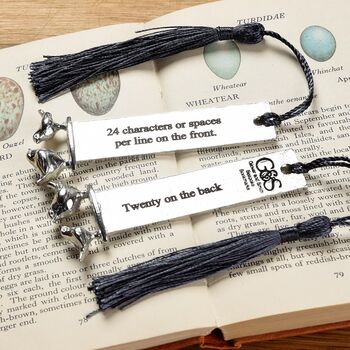 Design Your Own Personalised Blank Bird Bookmark, 3 of 9