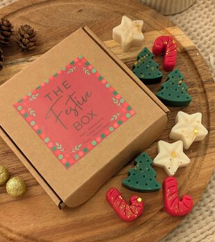 Festive Christmas Wax Melt Selection Gift For Christmas, 8 of 9