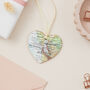 Personalised Map Heart Valentine Keepsake Gift For Her, thumbnail 4 of 12