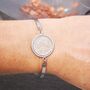Any Date Personalised Sixpence Cuff Bracelet, thumbnail 12 of 12