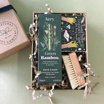 Green Fingers Soap And Hand Cream Natural Gift Set, 6 of 8