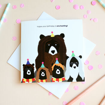 Enchanting Birthday Bear Card, 2 of 2