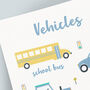 Children's Vehicles Print, thumbnail 2 of 8