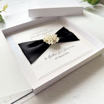 Personalised Wedding Card. Personalised Luxury Design In A Box, 11 of 12